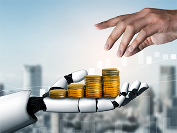 Robots trusted with money